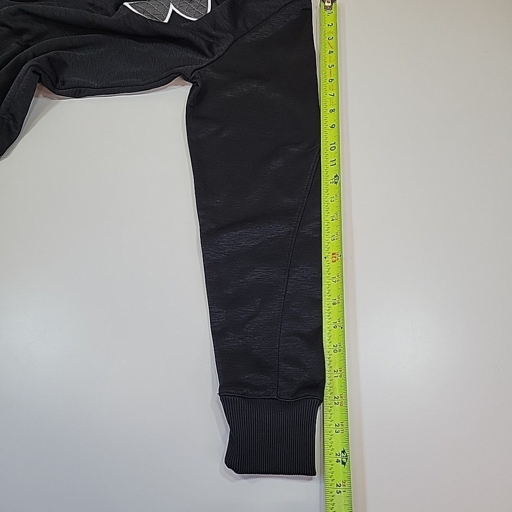 Under Armour ColdGear Hoodie Womens Medium Black Loose Fit Pullover Logo Sweatsh - Picture 6 of 10